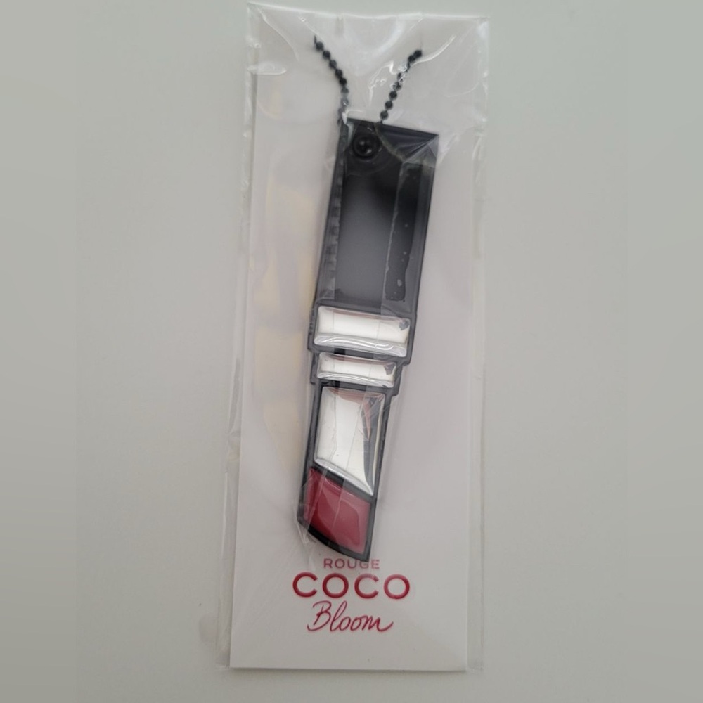 Chanel Rouge Coco Bloom Lipstick Charm Keychain VIP Gift NWT Sealed